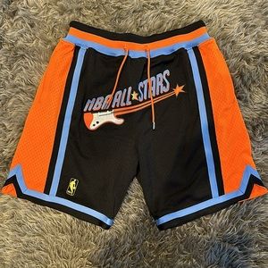 NBA Mitchell & Ness x Just Don 1996-97 Hardwood Classics Authentic Shorts - Blk